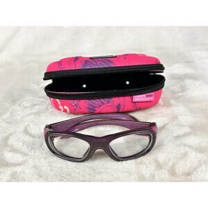 Liberty Sport Eyeglasses Purple 51-17-125 By Rec Sport ASTM F803 W/case-tp